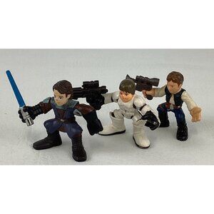 Star Wars Galactic Heroes PVC  Figure Lot Anakin Luke Skywalker Han Solo